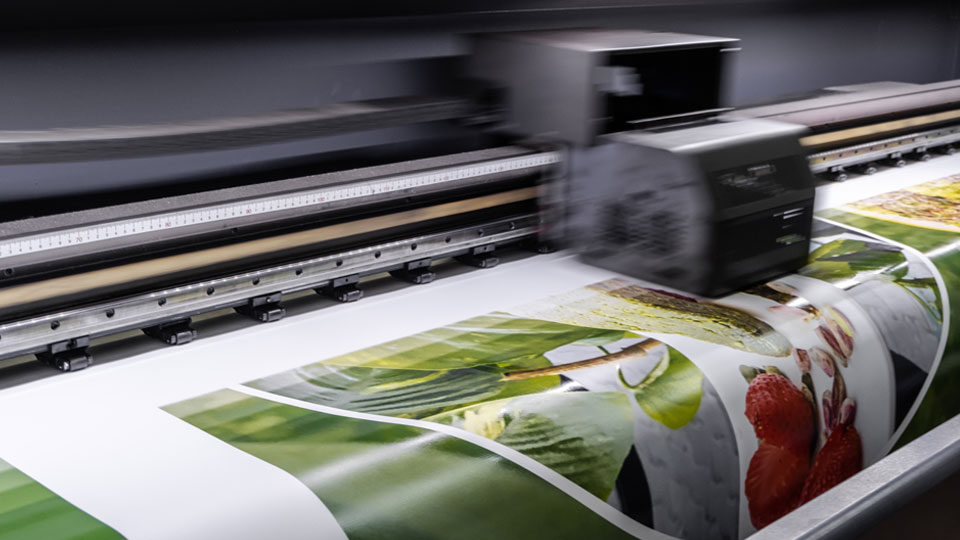 Digital printing can be used for large format prints or standard sizes, and prints only what you need.