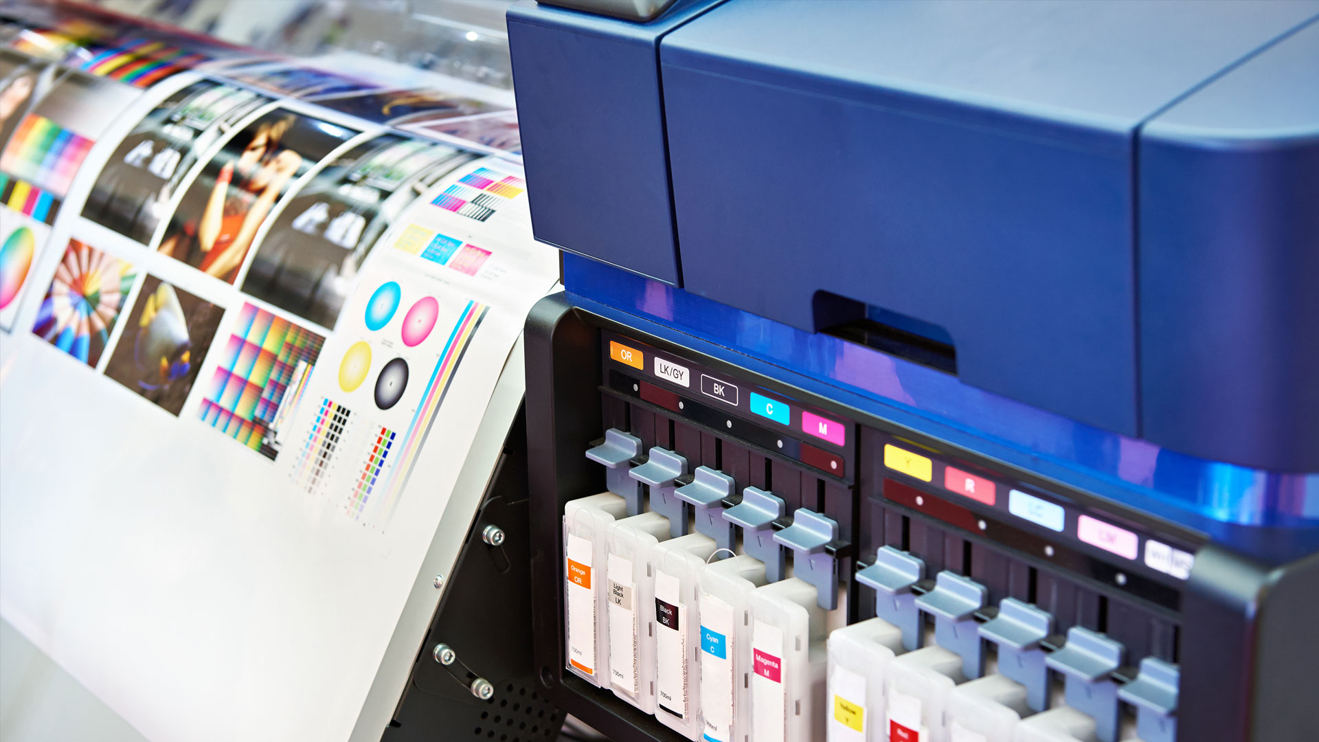 Digital printing services.