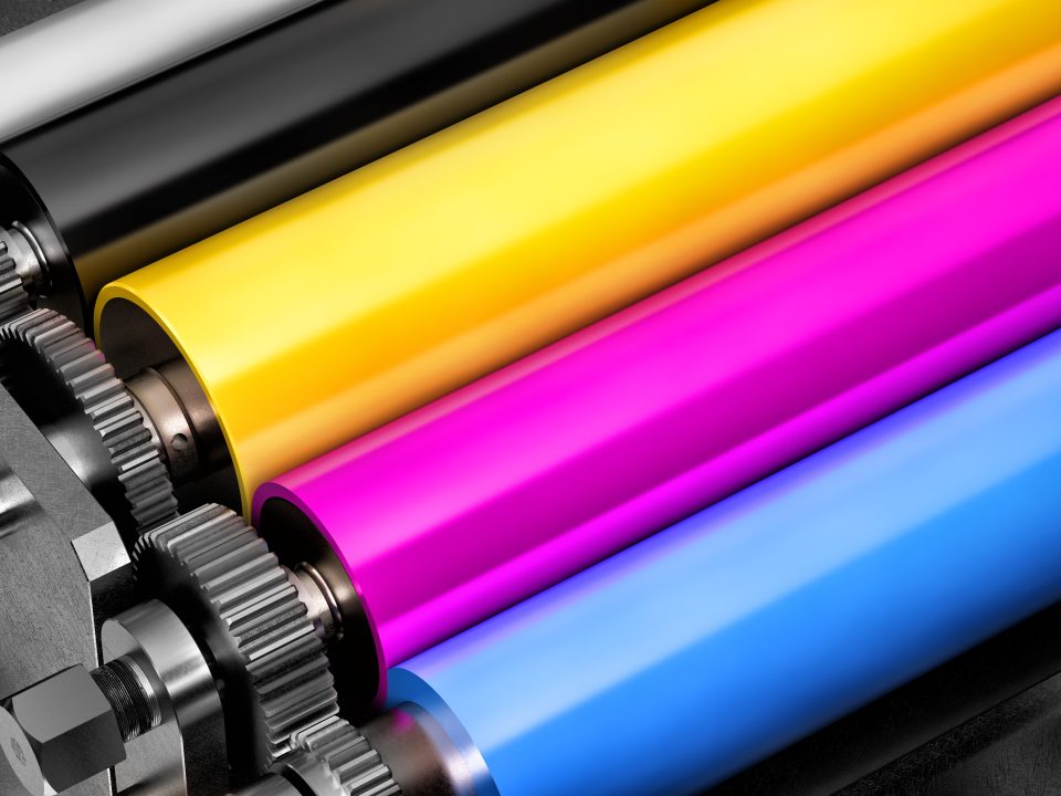 Digital offset printing can produce vibrant colours.